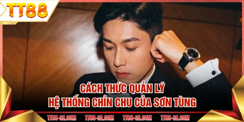 Cách thức quản lý hệ thống chỉn chu của Sơn Tùng