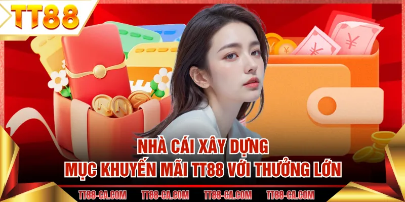 Nhà cái xây dựng mục khuyến mãi TT88 với thưởng lớn