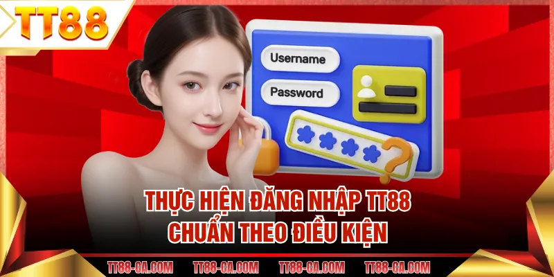 Thực hiện đăng nhập TT88 chuẩn theo điều kiện