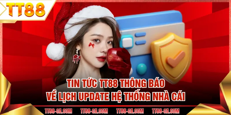 Tin tức TT88 thông báo về lịch update hệ thống nhà cái